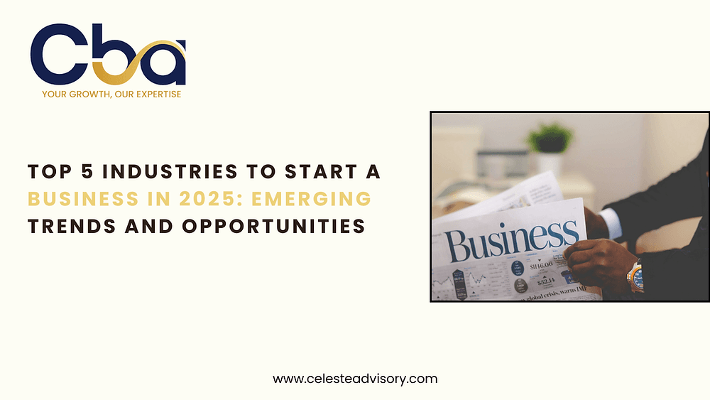 Top 5 Industries to Start a Business in 2025: Emerging Trends and Opportunities